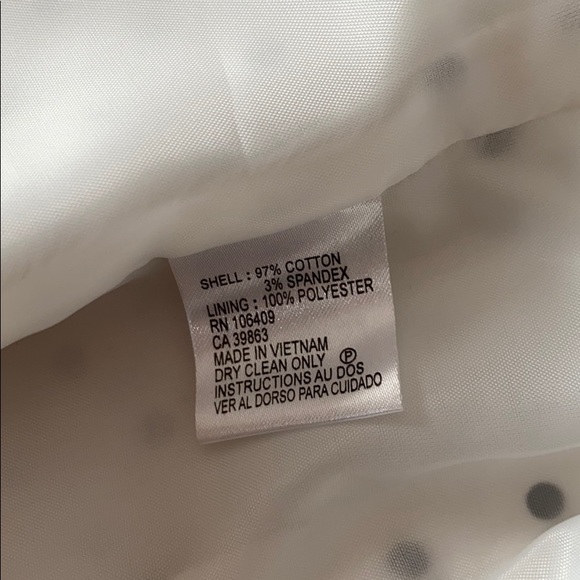 Tahiri Levine white and black polka dot blazer - Picture 10 of 10